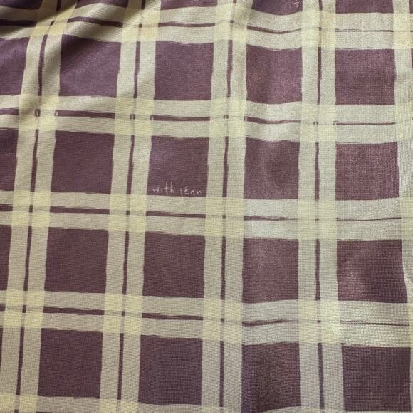 With Jean Miles Mini Skirt Checkered NEW - Picture 7 of 7